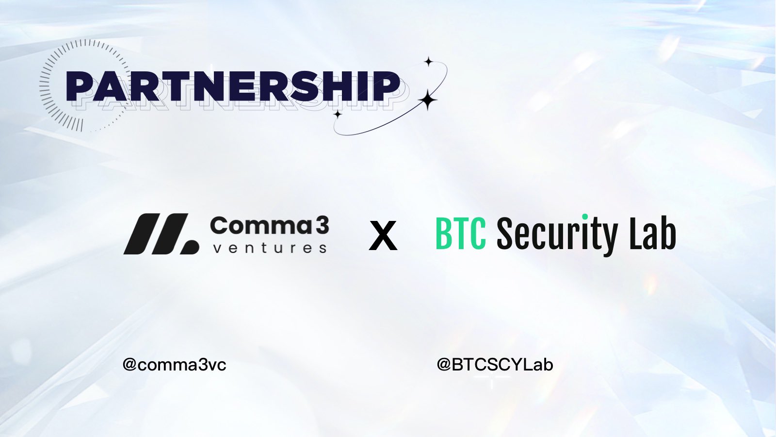 Comma3 Ventures Joins with BTC Security Lab to Enhance Bitcoin Ecosystem cover image